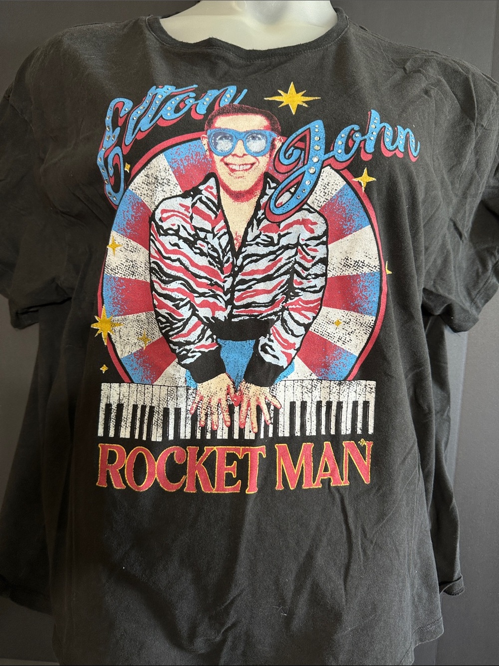 Rocket Man Graphic Tee - Black